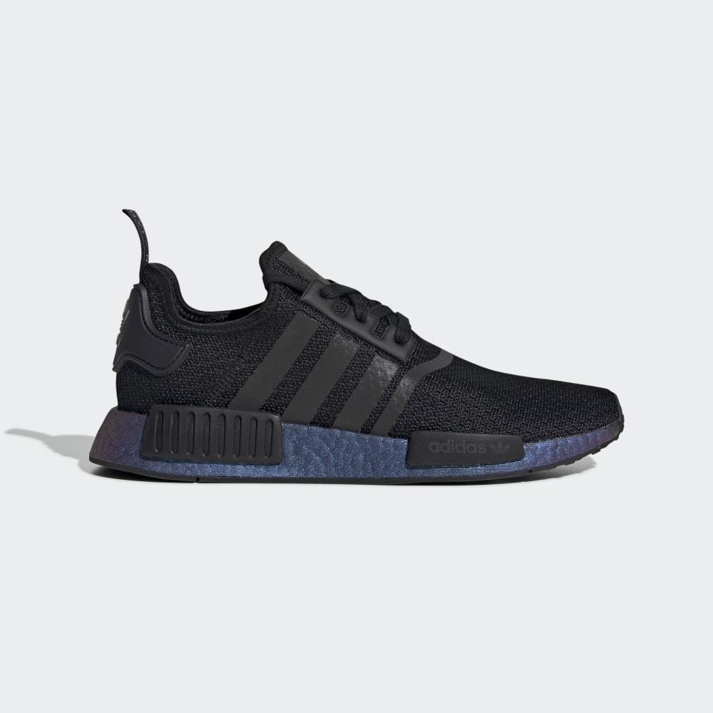 Adidas Men's NMD_R1 Originals Shoes Black/Dark Grey Ireland FV3645